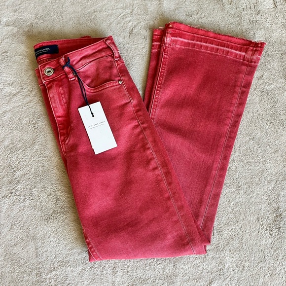 Scotch & Soda Cropped Kick Flare Jeans - Picture 9 of 15